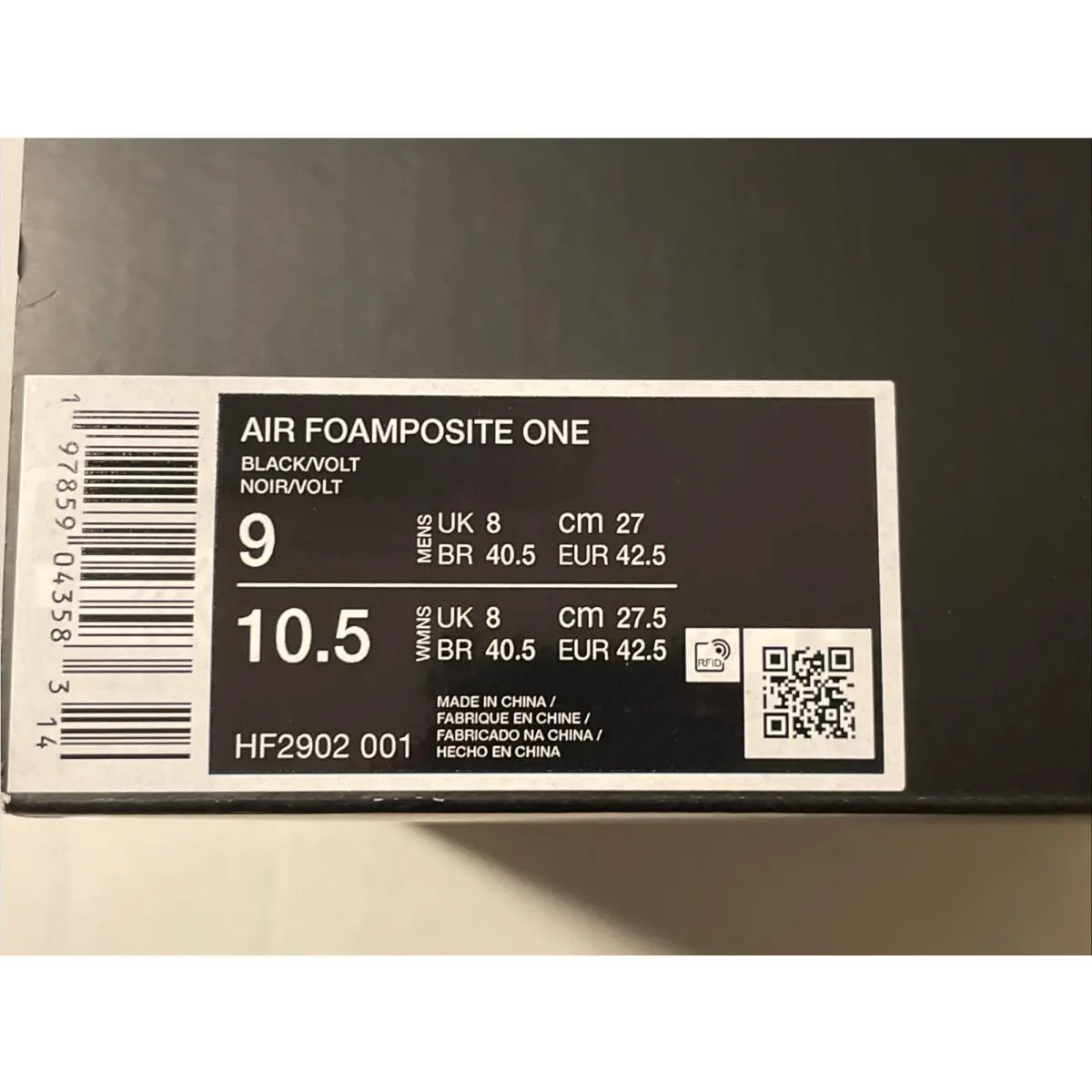 Nike shoes - Nike Air Foamposite - Air Foamposite - HF2902-001 - Black 10