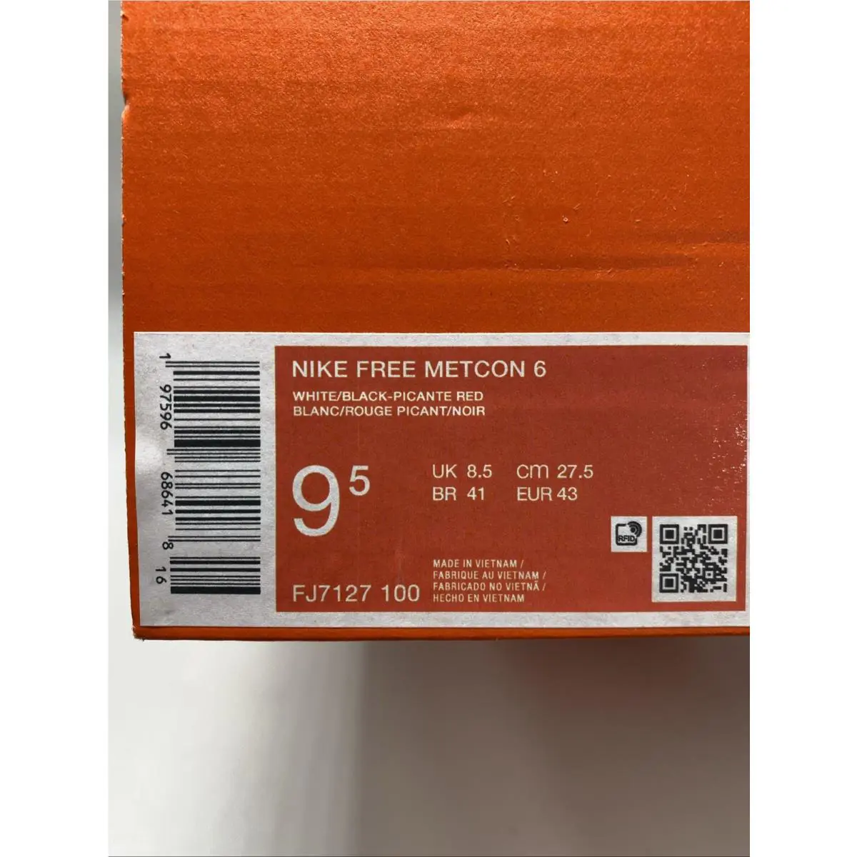 Nike shoes - Nike Free Metcon - Free Metcon - FJ7127-100 - White 6