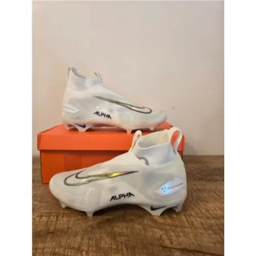 Alpha Menace Elite 3 Football Cleats White Particle Men’s 13 CT6648-106 by Nike