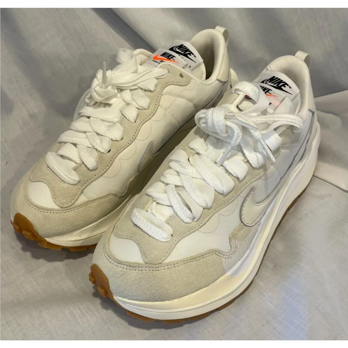 Nike Vaporwaffle x Sacai Mens 6.5 White Sail DD1875 100