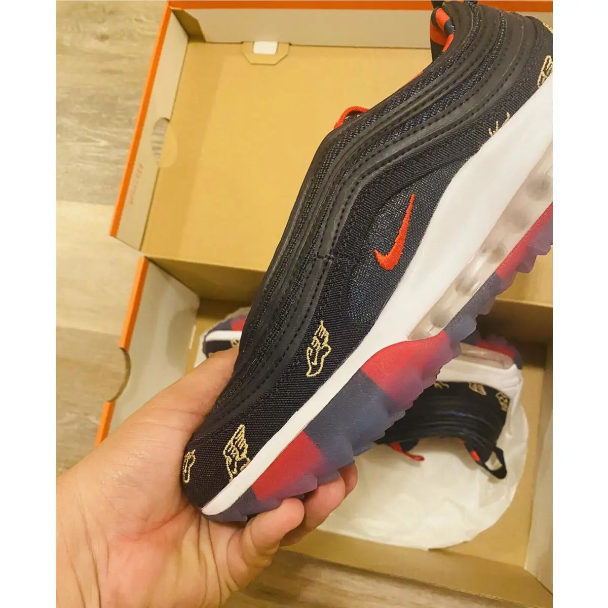 Nike shoes - Nike Air Max 97 G NRG - CK1220-400 - Obsidian-University Red-White (UPC: 194493915351) 2