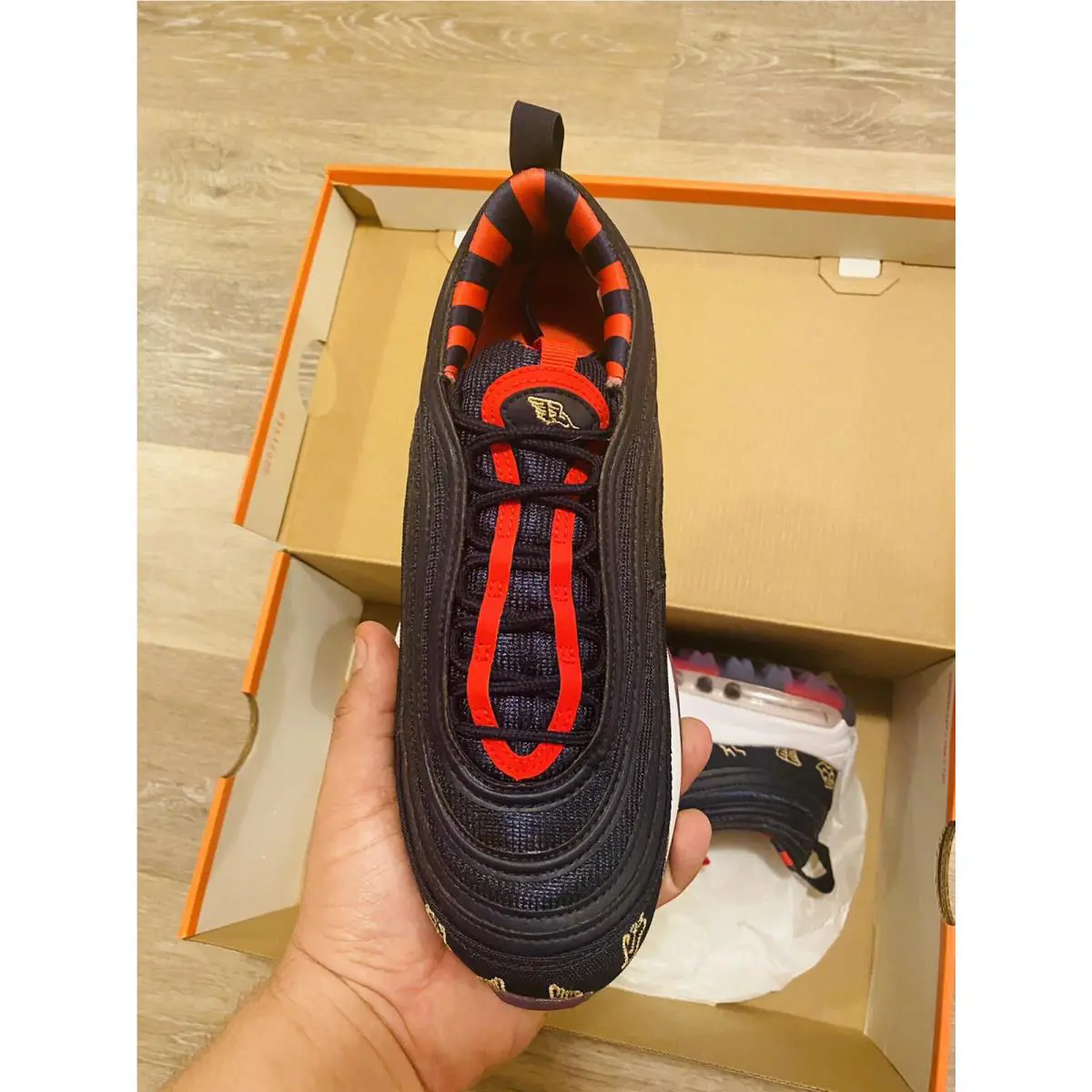Nike shoes - Nike Air Max 97 G NRG - CK1220-400 - Obsidian-University Red-White (UPC: 194493915351) 4