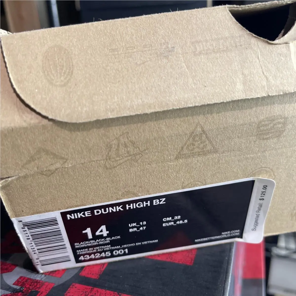 Nike shoes - Nike Dunk High - Dunk High - 434245-001 - Black (UPC: 0885178113048) 9
