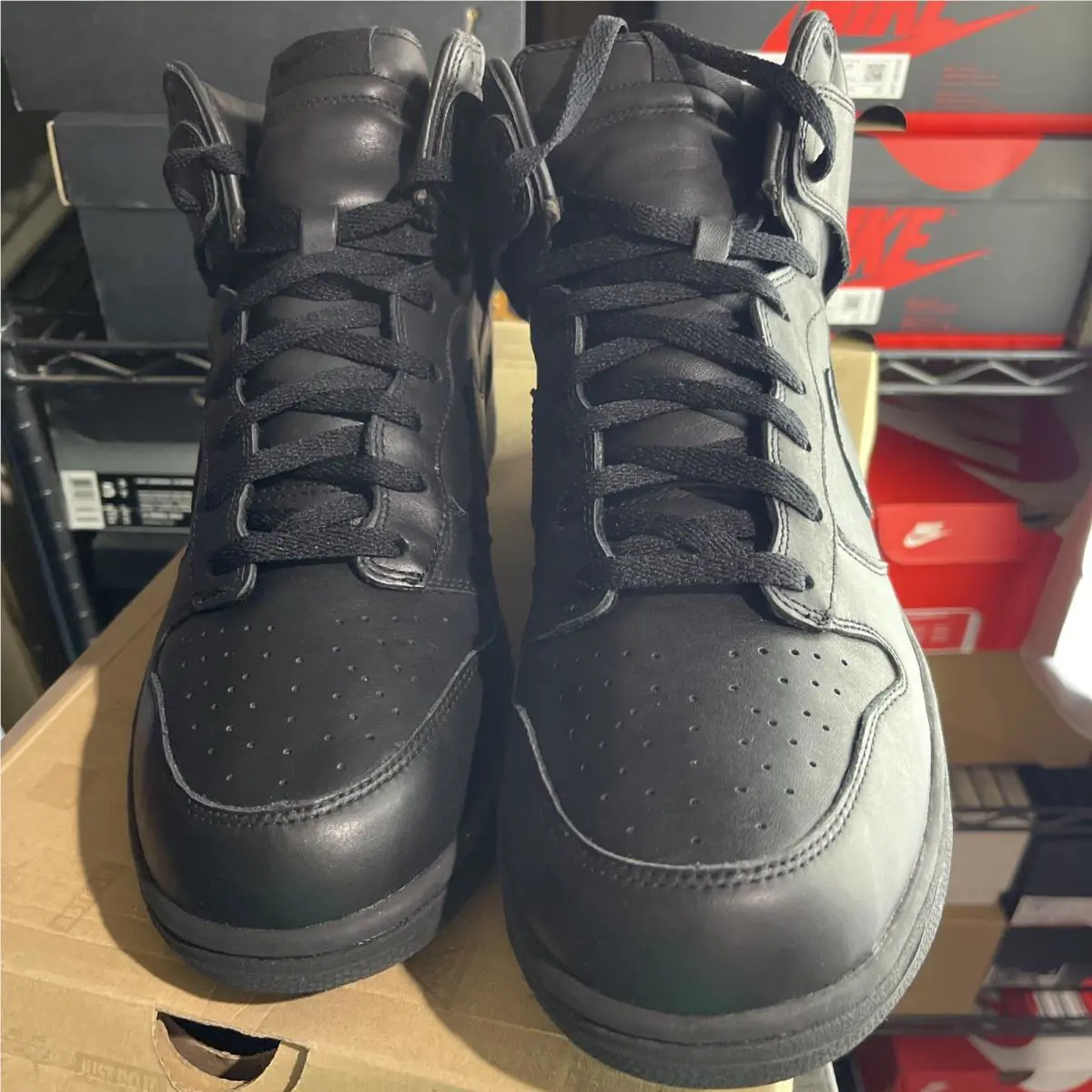 Nike shoes - Nike Dunk High - Dunk High - 434245-001 - Black (UPC: 0885178113048) 3