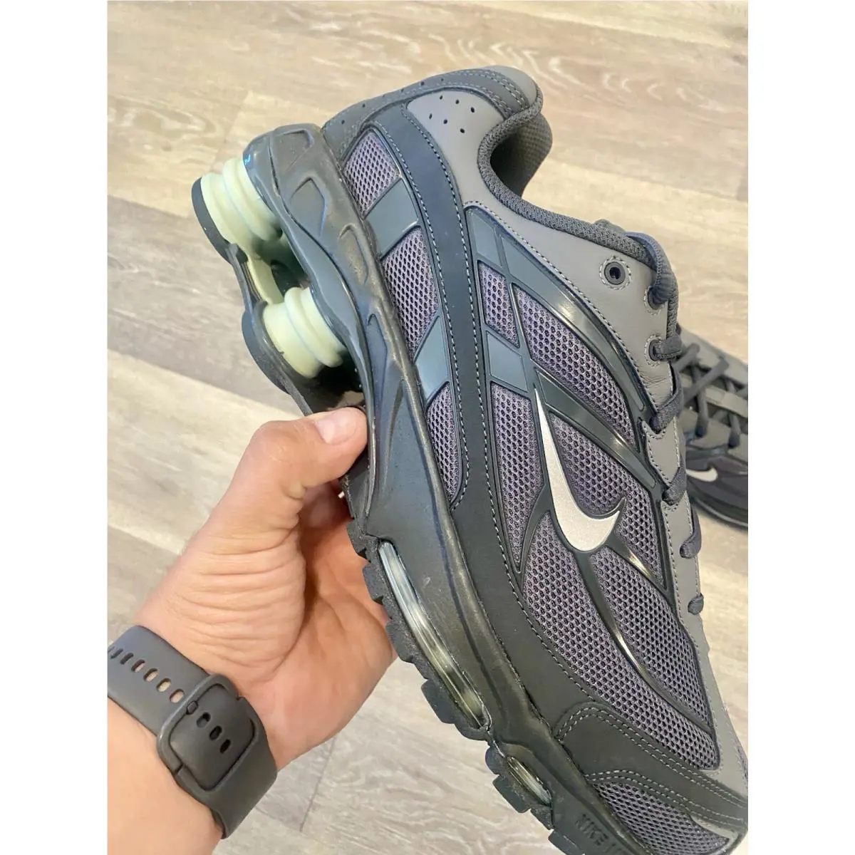 Nike shoes - Nike Shox Ride - Shox Ride - HV2540-001 - Anthracite / Jade Horizon / Iron Grey (UPC: 197859594887) 7