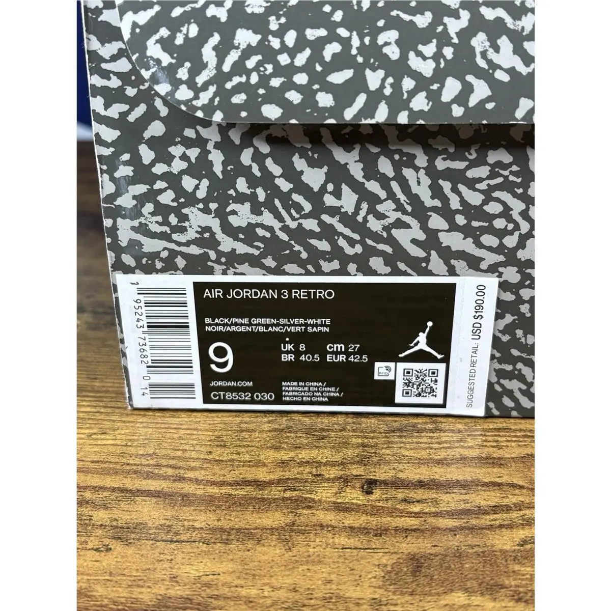 Nike shoes - Air Jordan 3 - Air - CT8532-030 - Black 17