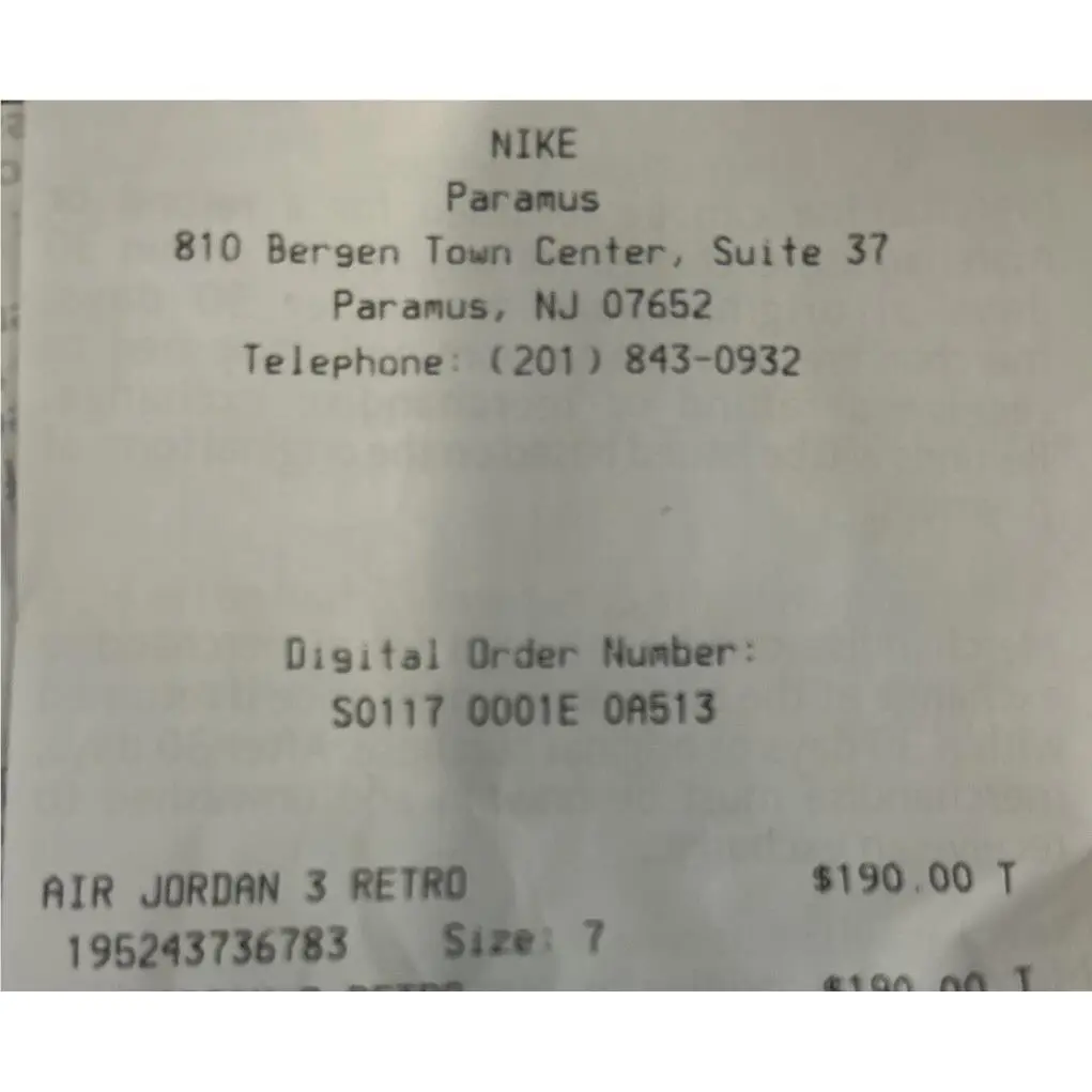 Nike shoes - Air Jordan 3 Retro - Air Retro - CT8532030 - Black/Pine Green-Silver White (UPC: 0195243736783) 7