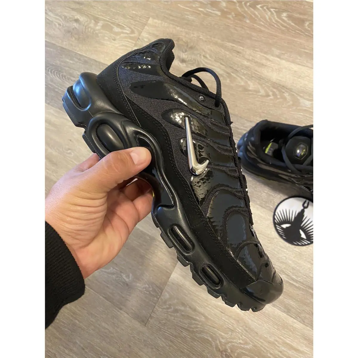 Nike shoes - Nike Air Max Plus - Air Max Plus - FJ2591-001 - Black/Volt/Concord/Metallic Silver (UPC: 197594391796) 8