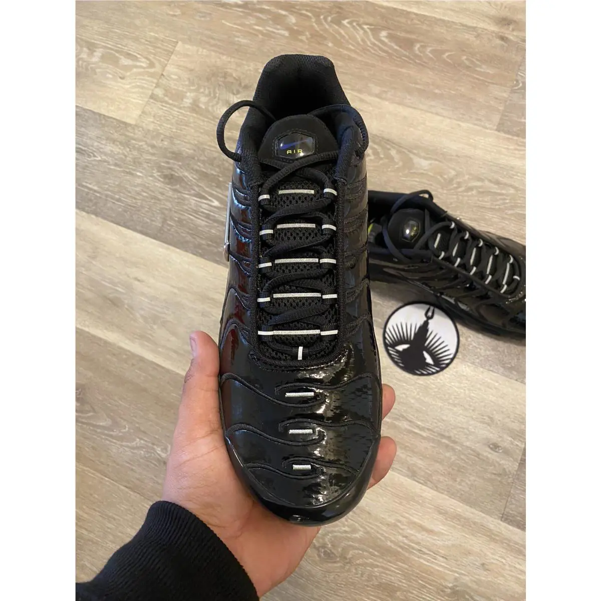 Nike shoes - Nike Air Max Plus - Air Max Plus - FJ2591-001 - Black/Volt/Concord/Metallic Silver (UPC: 197594391796) 4