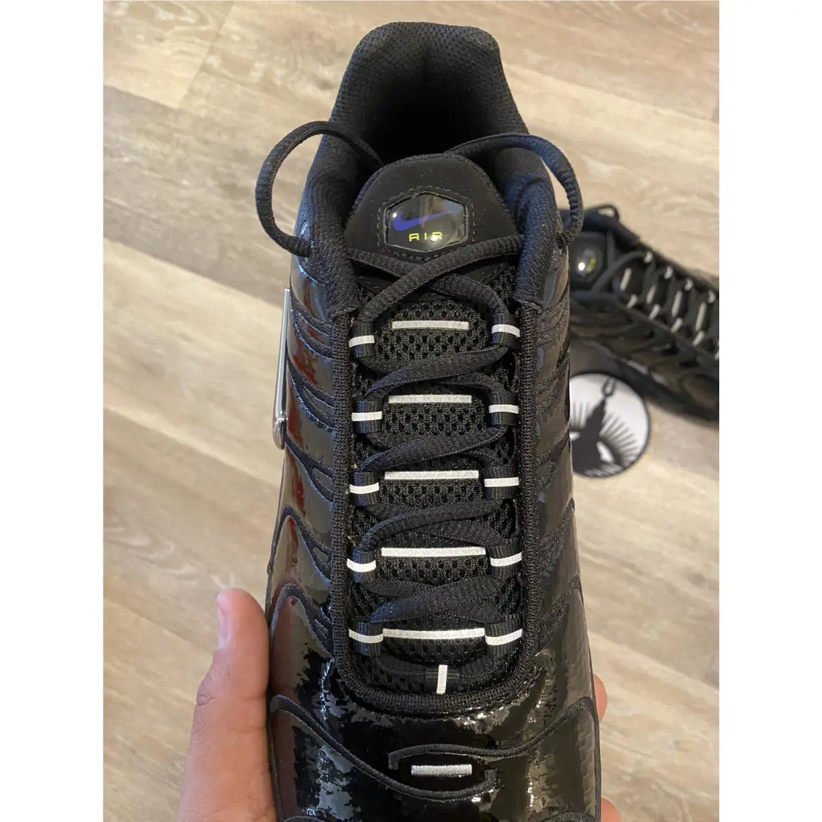 Nike shoes - Nike Air Max Plus - Air Max Plus - FJ2591-001 - Black/Volt/Concord/Metallic Silver (UPC: 197594391796) 6