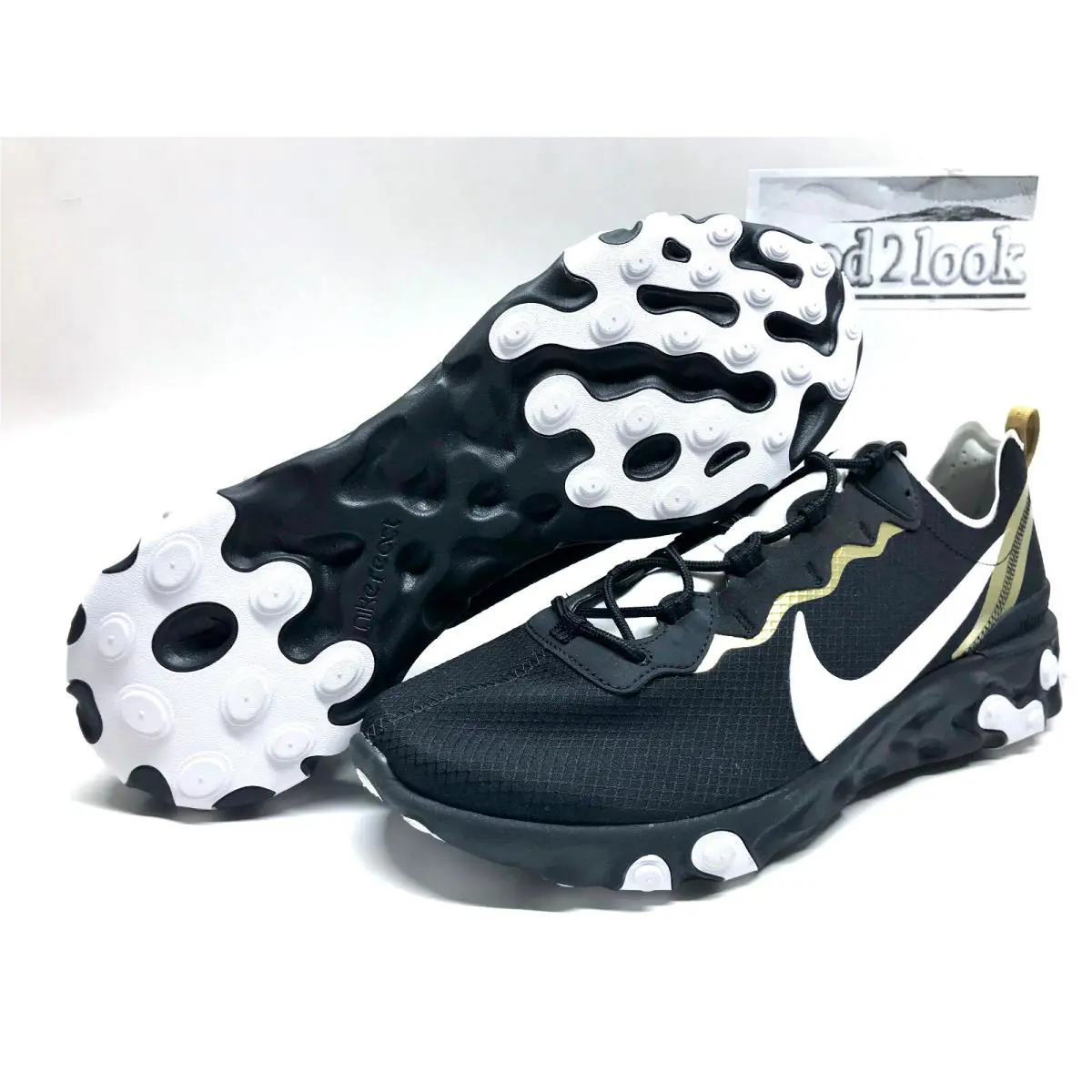 Nike shoes - Nike React Element - React Element - CT1590-001 - Black (UPC: 193154835564) 0