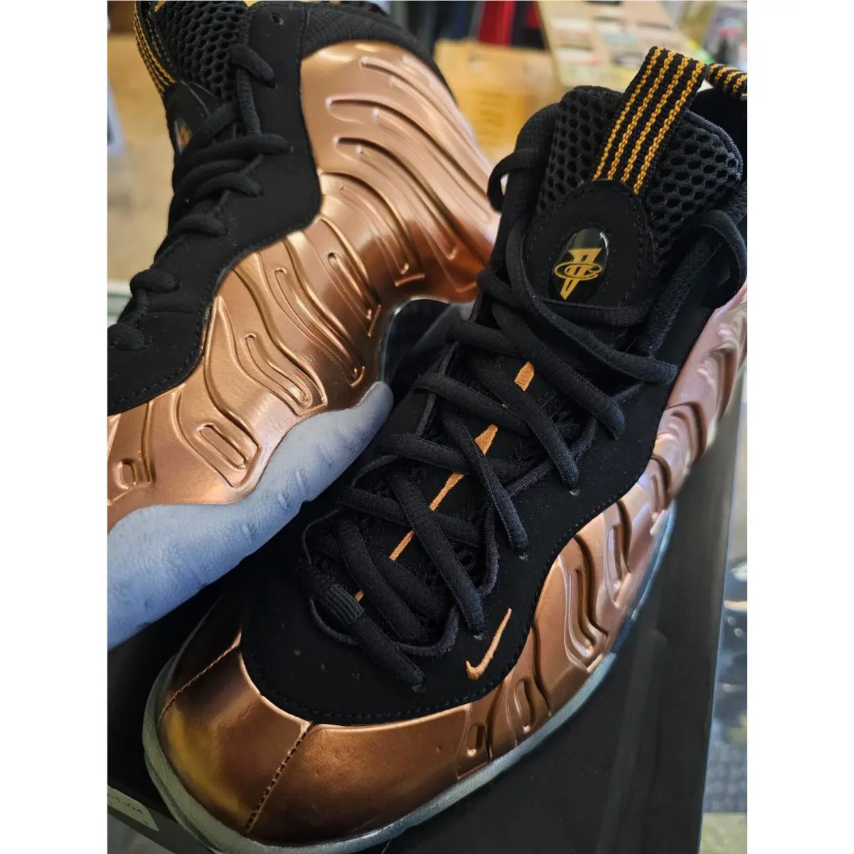 Nike shoes - Nike Little Posite - Little Posite - 644791-004 - Copper (UPC: 00886916686770) 1