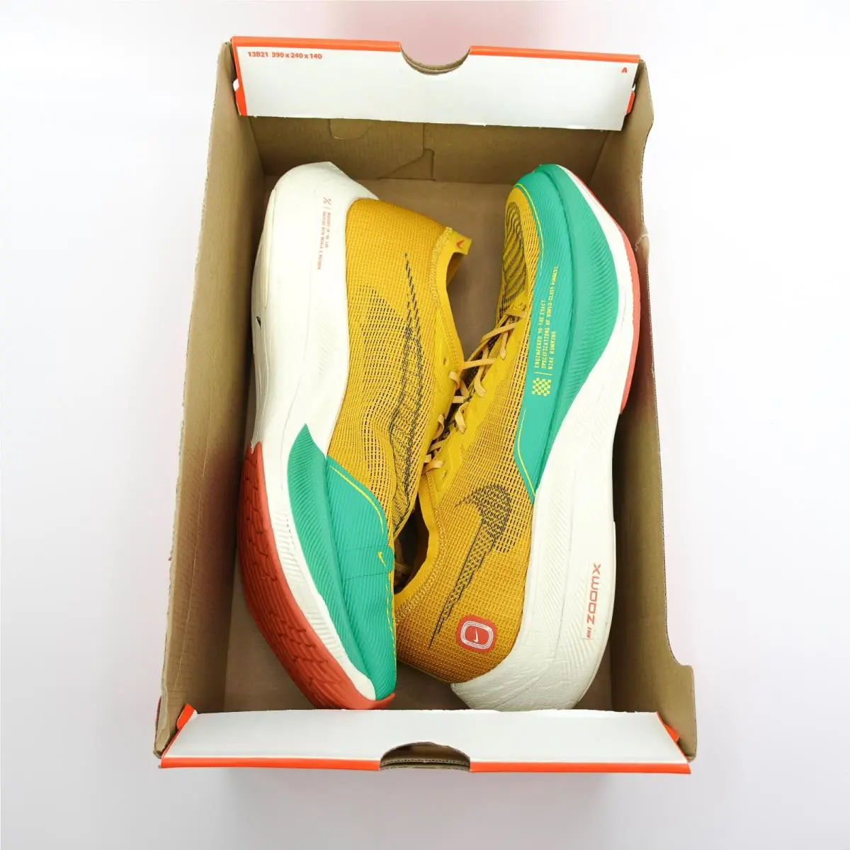 Nike shoes - Nike ZoomX Vaporfly Next - ZoomX Vaporfly Next - DJ5182 700 - Yellow (UPC: 194958238735) 8