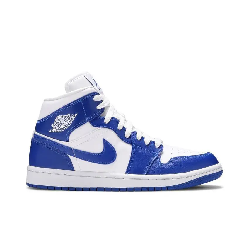 Nike shoes - Air Jordan 1 Mid - Air Mid - BQ6472-104 - Hyper Royal/White (UPC: 195238846084) 0