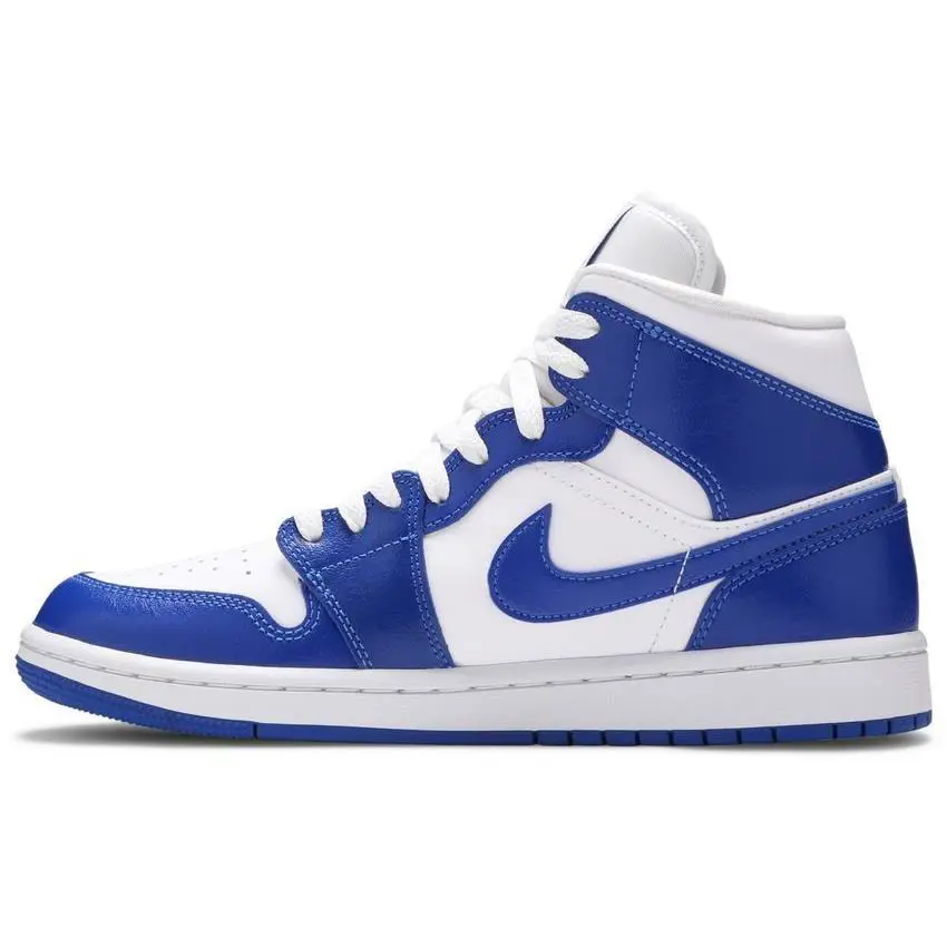 Nike shoes - Air Jordan 1 Mid - Air Mid - BQ6472-104 - Hyper Royal/White (UPC: 195238846084) 1