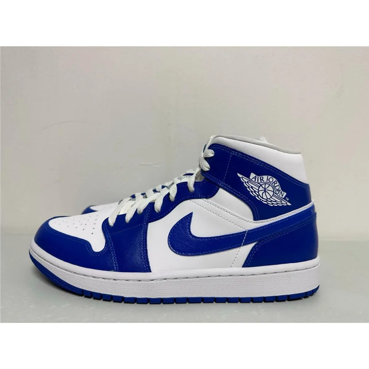 Nike shoes - Air Jordan 1 Mid - Air Mid - BQ6472-104 - Hyper Royal/White (UPC: 195238846084) 0