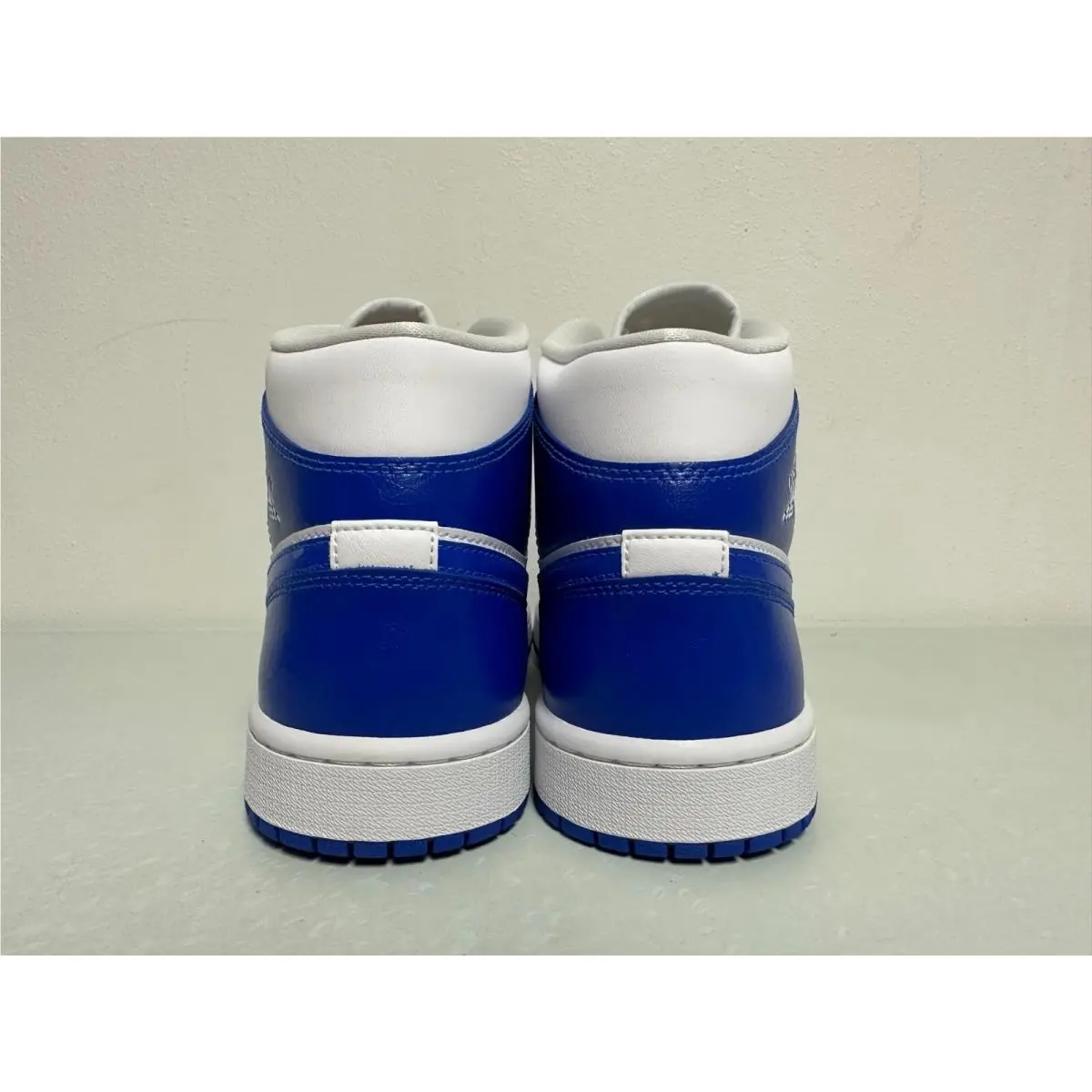 Nike shoes - Air Jordan 1 Mid - Air Mid - BQ6472-104 - Hyper Royal/White (UPC: 195238846084) 2