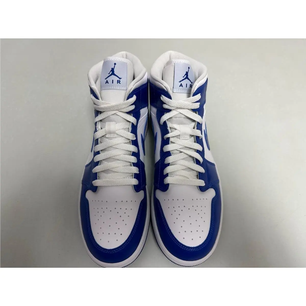 Nike shoes - Air Jordan 1 Mid - Air Mid - BQ6472-104 - Hyper Royal/White (UPC: 195238846084) 1