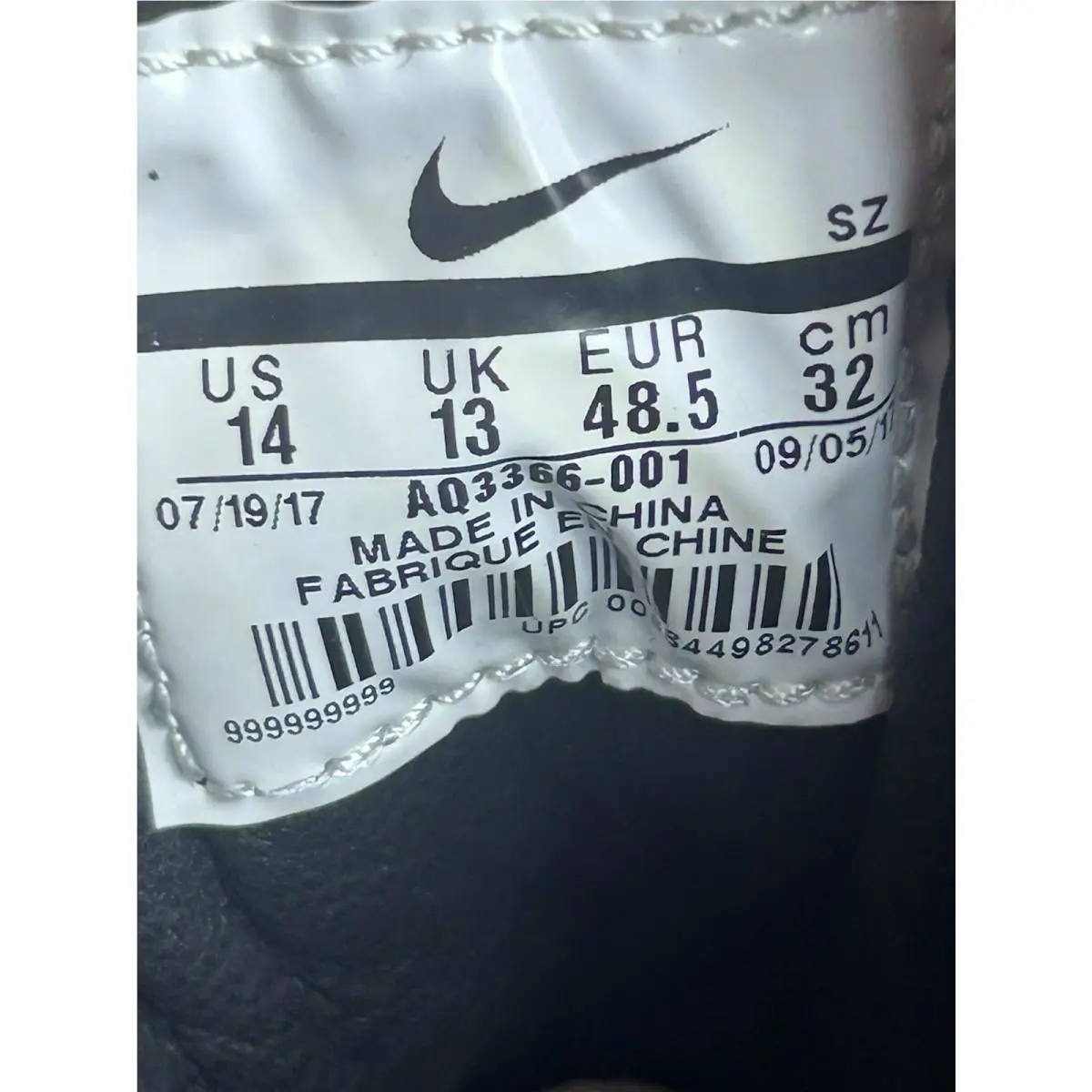 Nike shoes - Nike Air Force 1 - Air Force - AQ3366-001 - Black/Gym Red 8