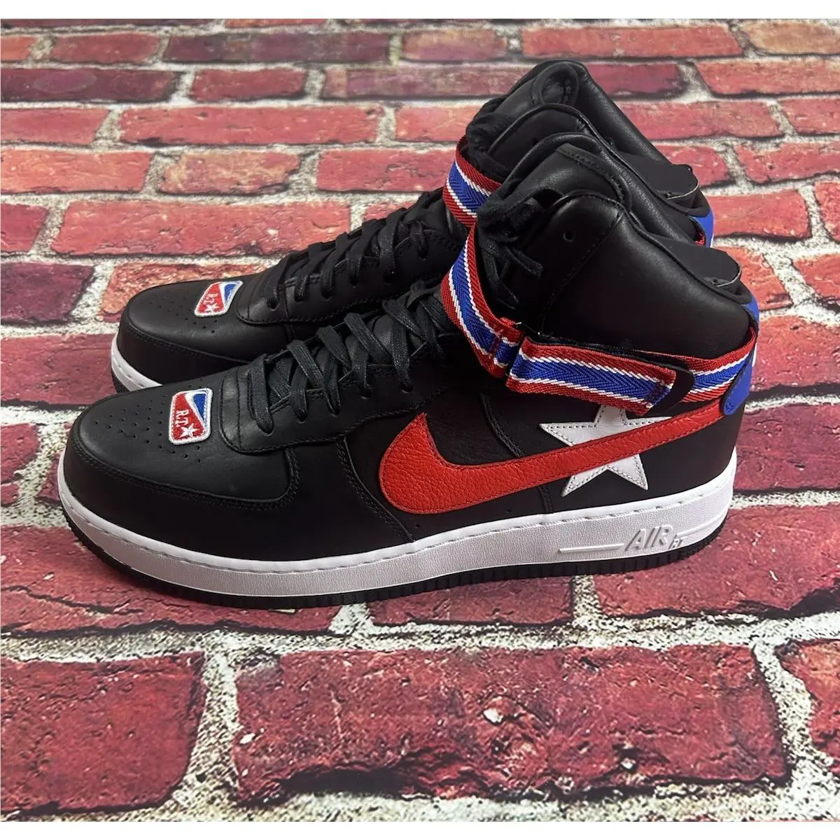 Nike shoes - Nike Air Force 1 - Air Force - AQ3366-001 - Black/Gym Red 1