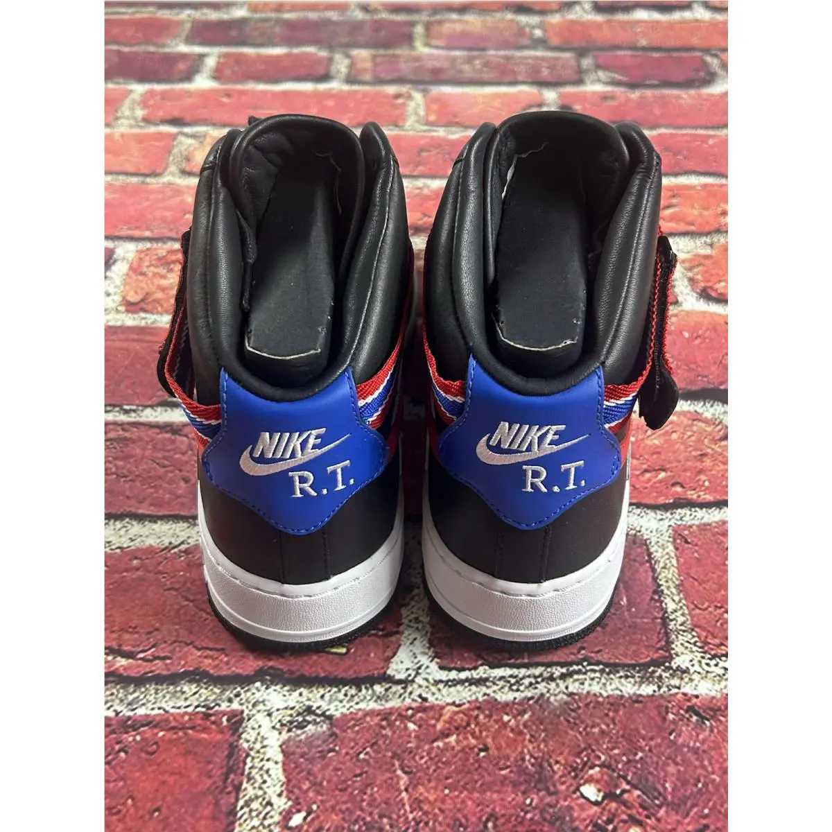 Nike shoes - Nike Air Force 1 - Air Force - AQ3366-001 - Black/Gym Red 2