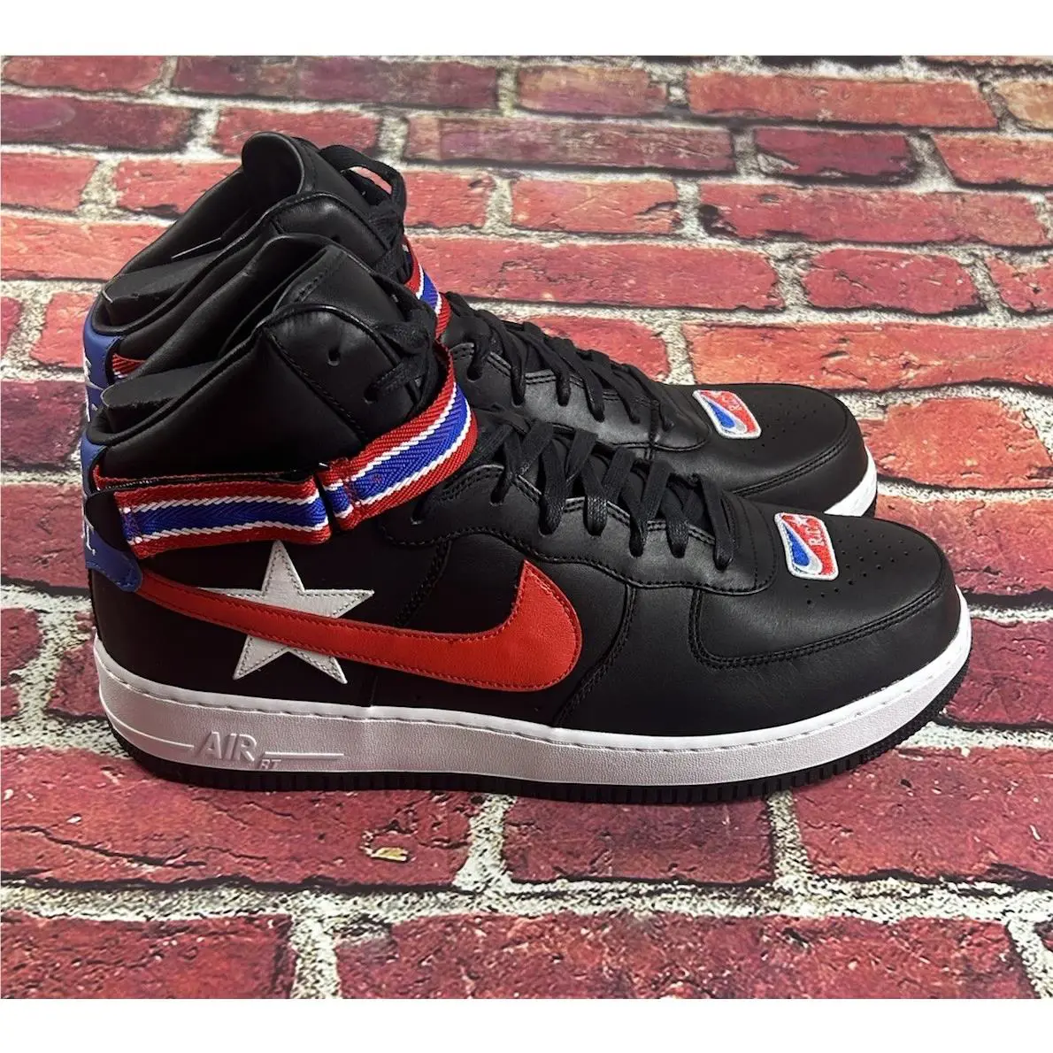 Nike shoes - Nike Air Force 1 - Air Force - AQ3366-001 - Black/Gym Red 3