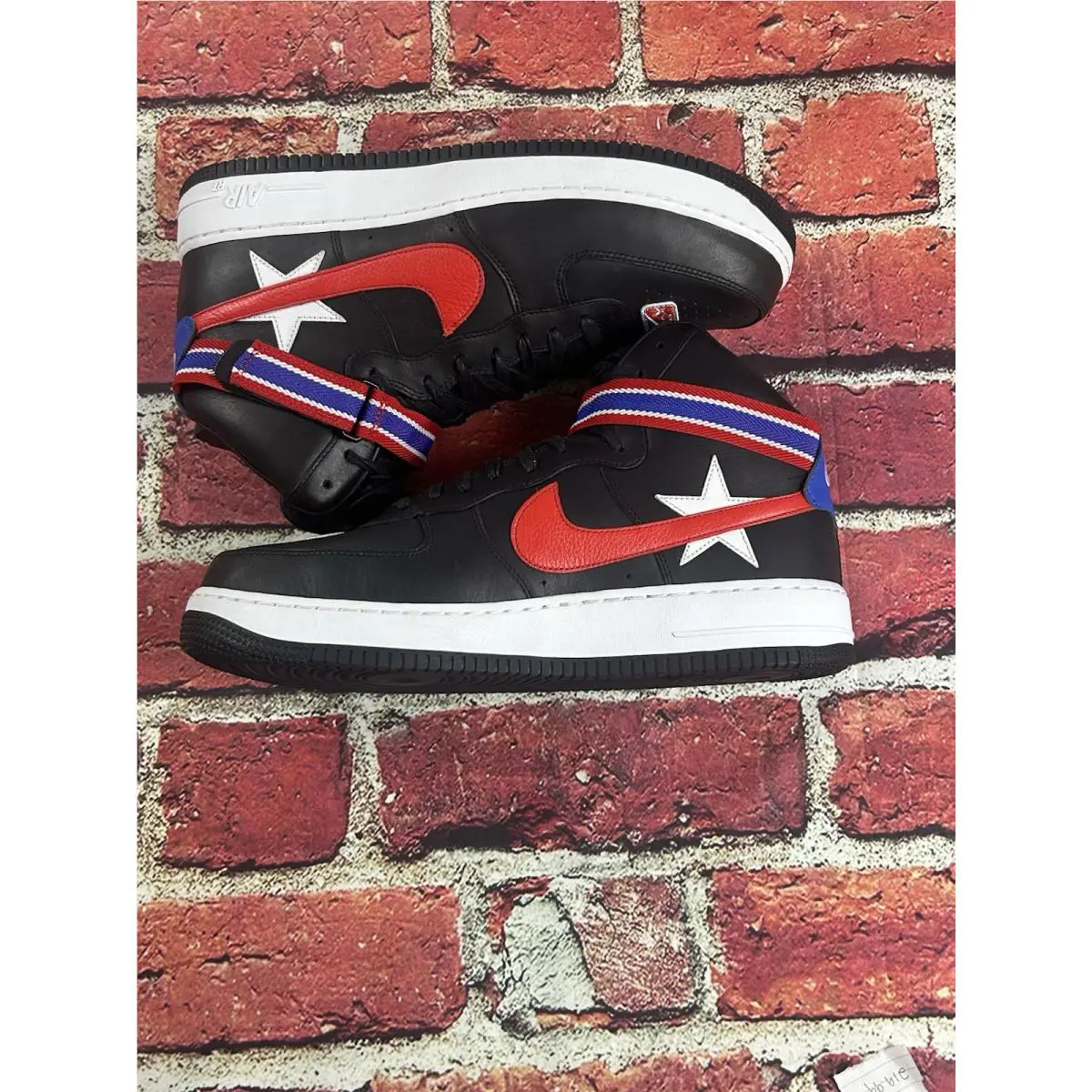 Nike shoes - Nike Air Force 1 - Air Force - AQ3366-001 - Black/Gym Red 7