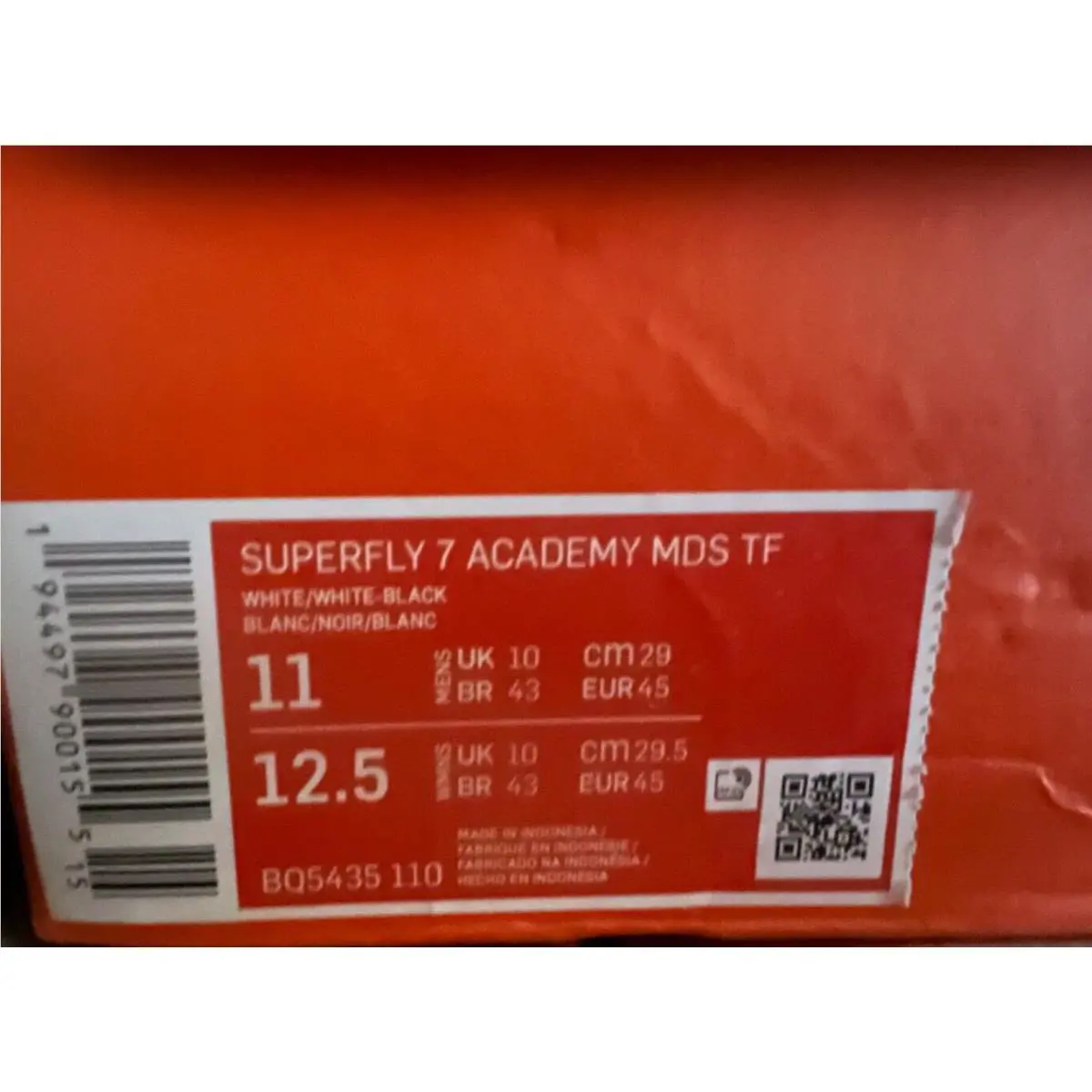 Nike shoes - Nike Mercurial Superfly - Mercurial Superfly - BQ5435 110 - White Black 5