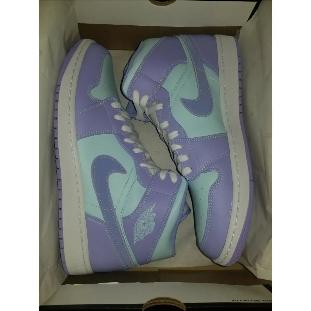 Nike shoes - Air Jordan 1 - Air - 554724-500 - Purple (UPC: 0194957035977) 1