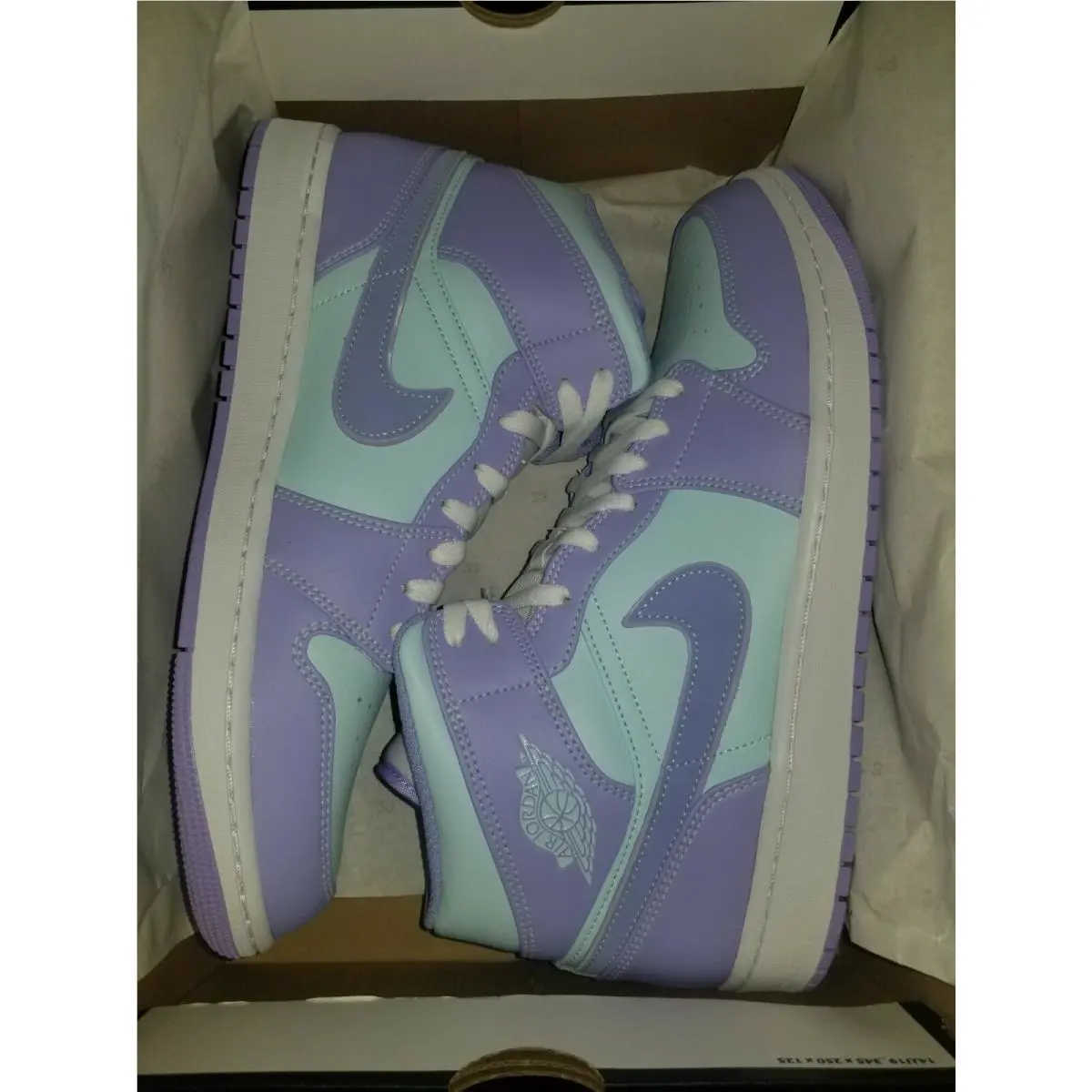 Nike shoes - Air Jordan 1 - Air - 554724-500 - Purple (UPC: 0194957035977) 2