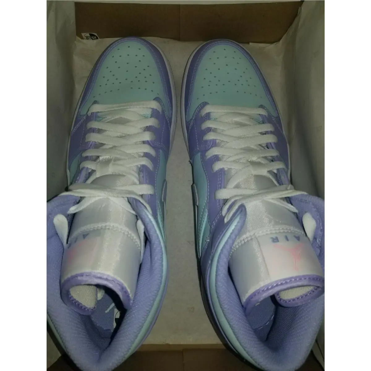 Nike shoes - Air Jordan 1 - Air - 554724-500 - Purple (UPC: 0194957035977) 4