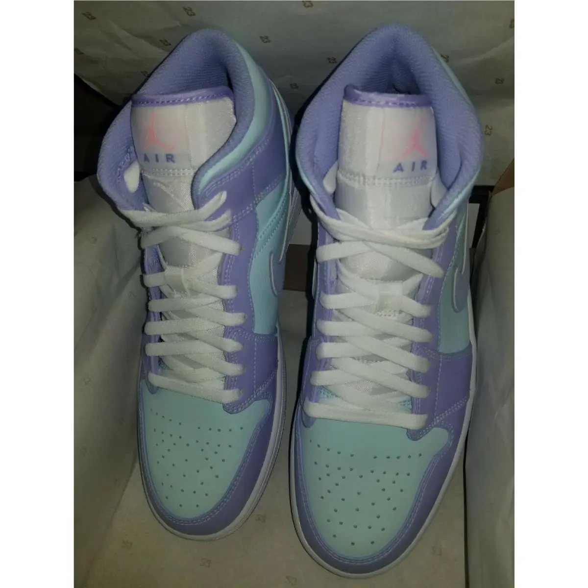 Nike shoes - Air Jordan 1 - Air - 554724-500 - Purple (UPC: 0194957035977) 5