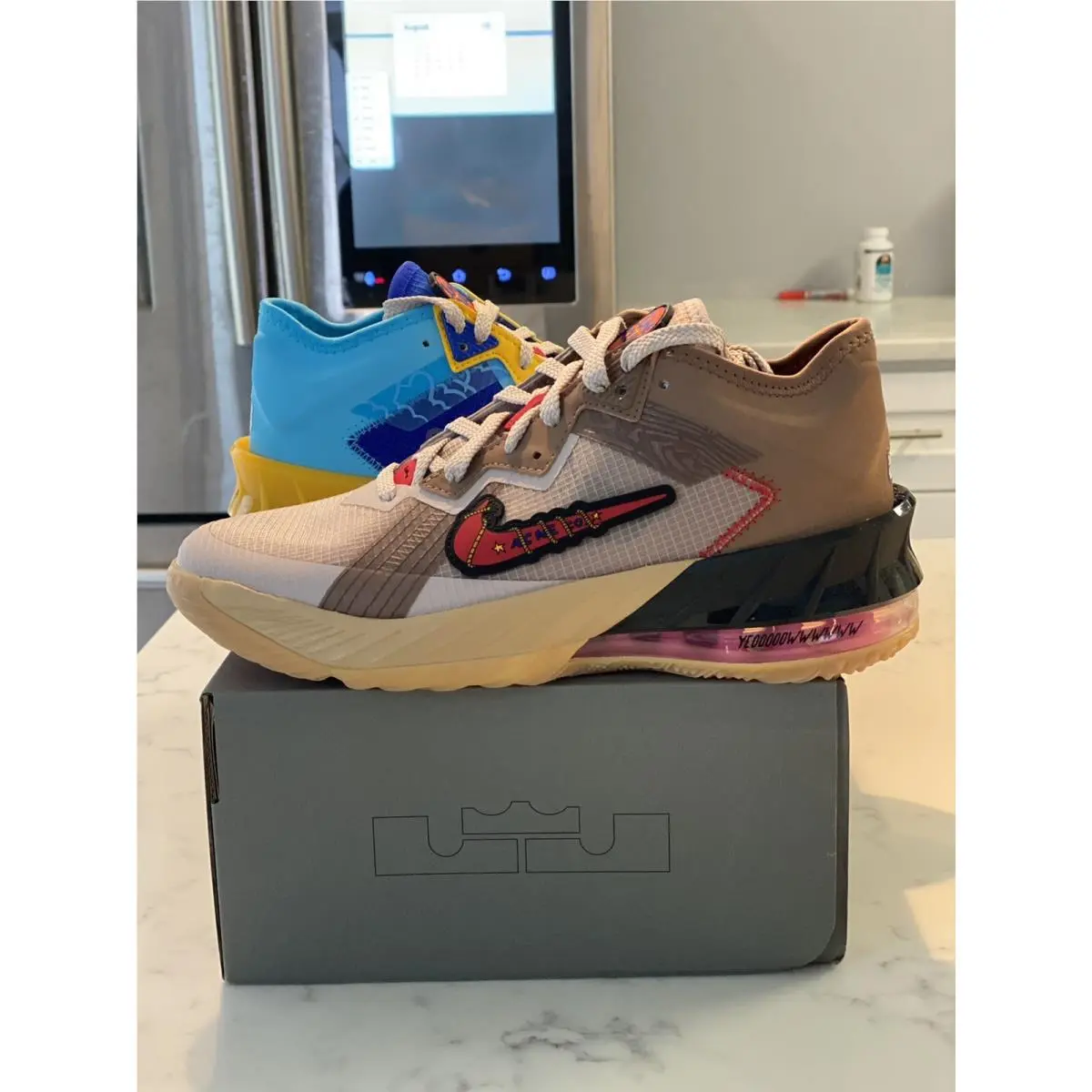 Nike shoes - Nike LeBron 18 - LeBron - DJ3760-401 - Blue (UPC: 195239784620) 0