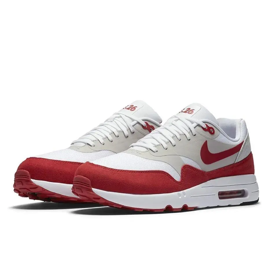 Nike shoes - Nike Air Max 1 - Air Max - 908091-100 - White/University Red 1