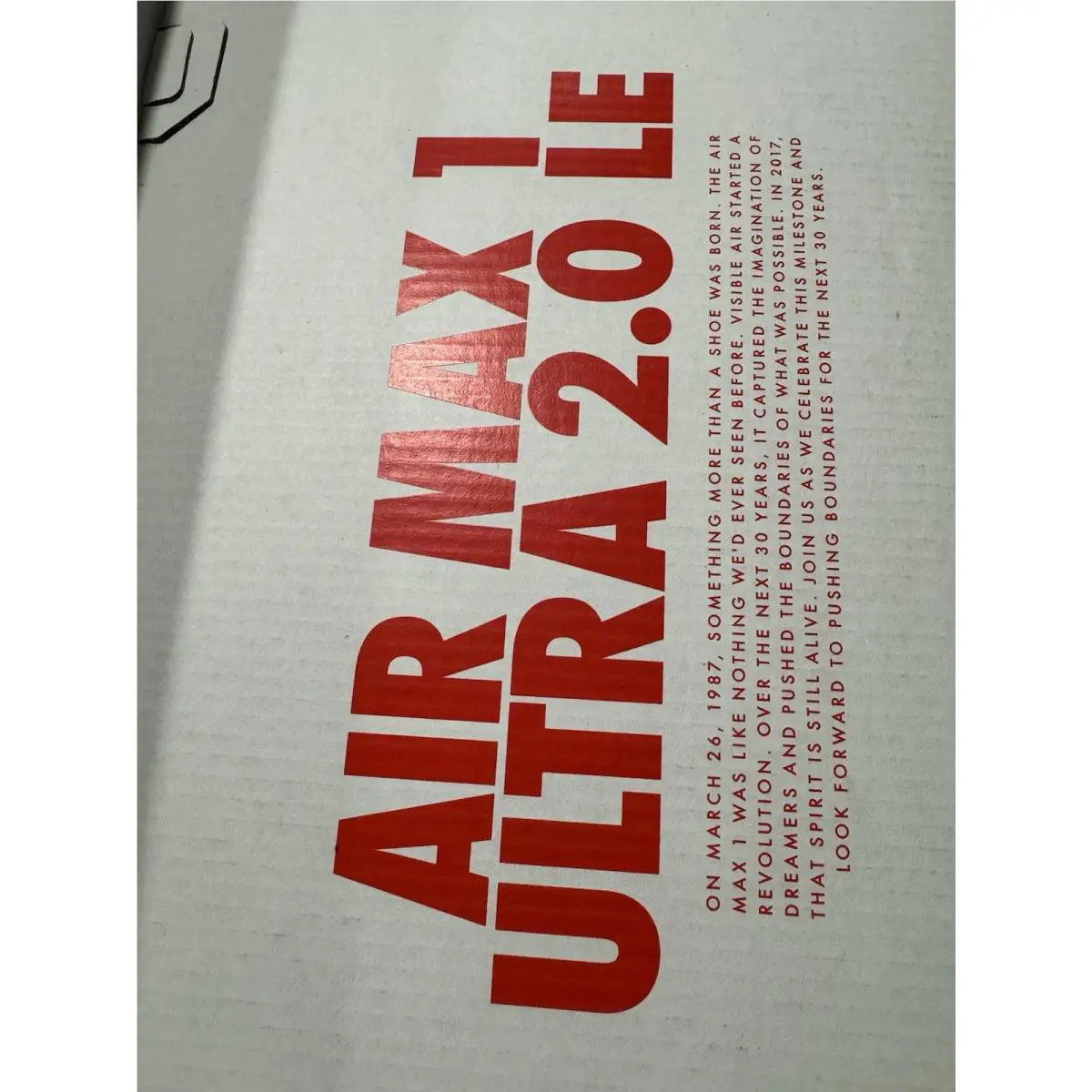 Nike shoes - Nike Air Max 1 - Air Max - 908091-100 - White/University Red 5