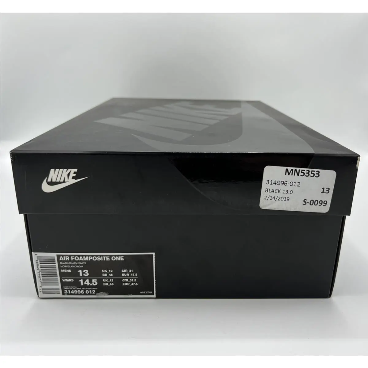 Nike shoes - Nike Air Foamposite - Air Foamposite - 314996-012 - Black (UPC: 0886060290779) 9