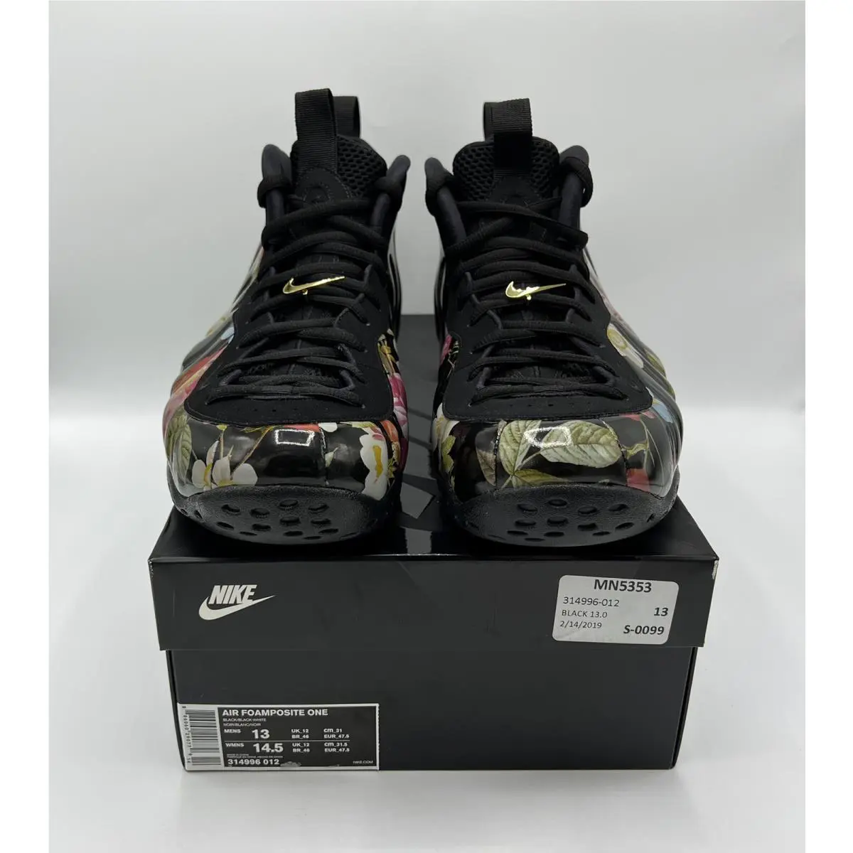 Nike shoes - Nike Air Foamposite - Air Foamposite - 314996-012 - Black (UPC: 0886060290779) 5