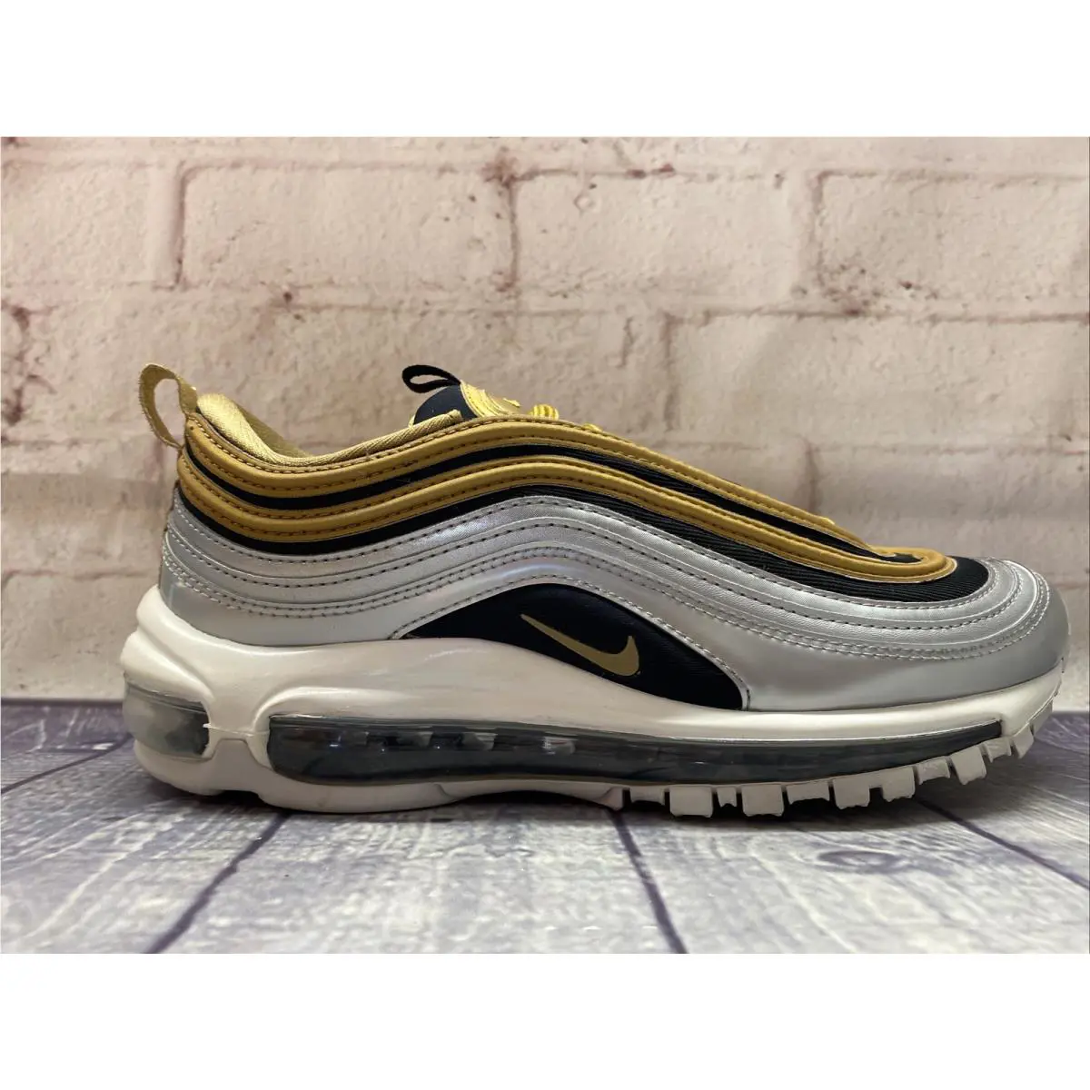 Nike shoes - Nike Air Max 97 - Air Max - Aq4137 - Gold/Silver/Black/White 0