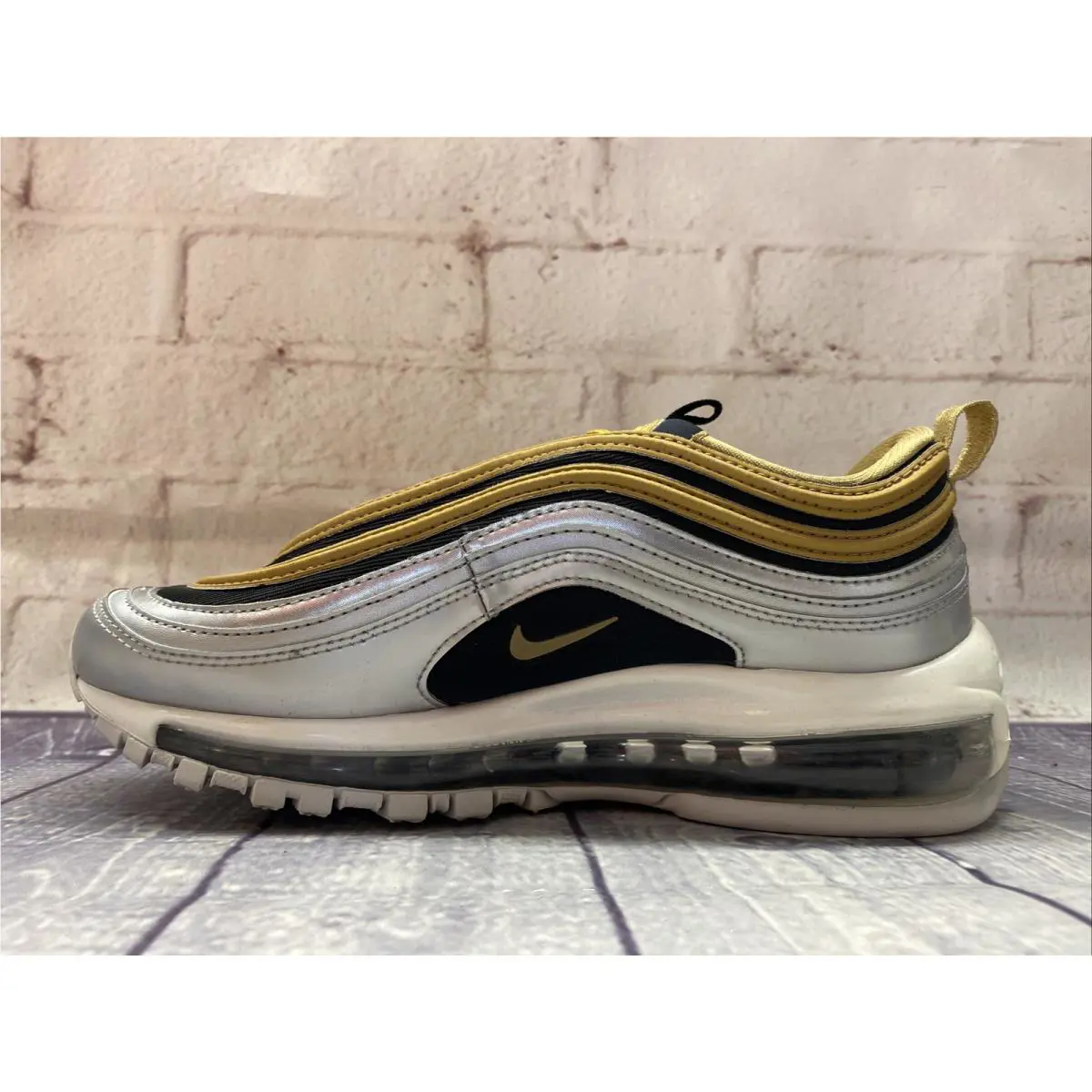 Nike shoes - Nike Air Max 97 - Air Max - Aq4137 - Gold/Silver/Black/White 1