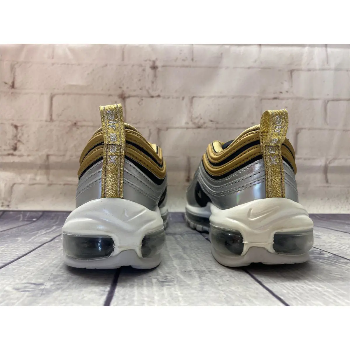 Nike shoes - Nike Air Max 97 - Air Max - Aq4137 - Gold/Silver/Black/White 3