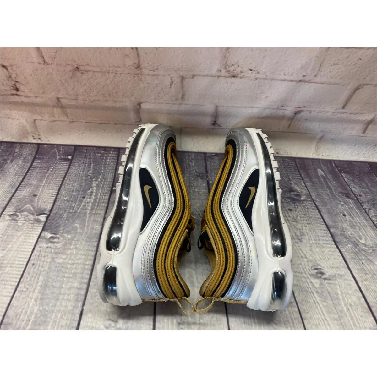 Nike shoes - Nike Air Max 97 - Air Max - Aq4137 - Gold/Silver/Black/White 5