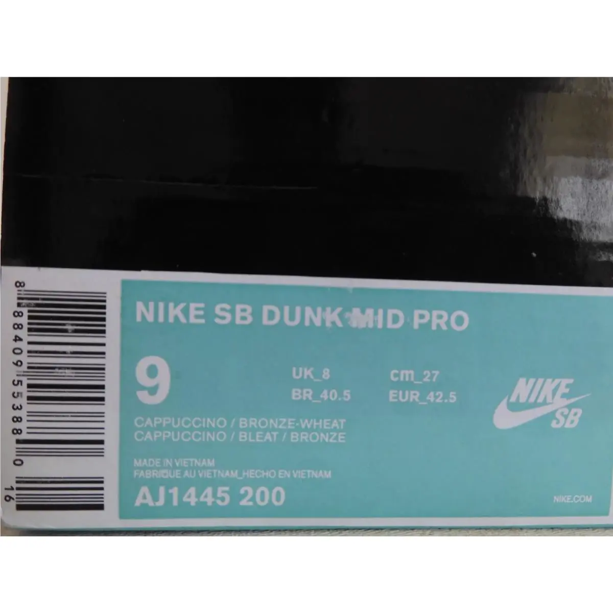 Nike shoes - Nike SB Dunk Mid - Dunk Mid - AJ1445-200 - Brown (UPC: 888409553880) 3