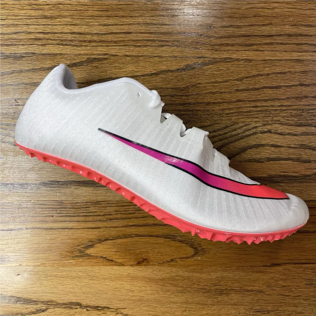 Zoom Ja Fly 3 White Multicolor Track Field Spikes Mens Size 12.5 865633-101 by Nike