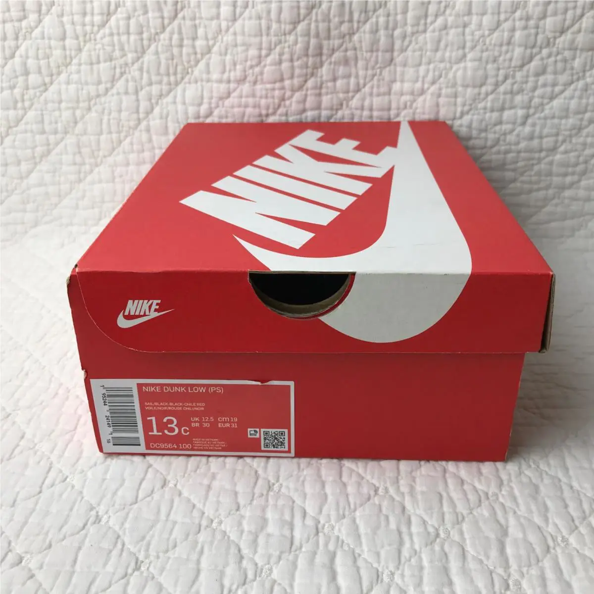 Nike shoes - DC9564-100 - DC9564 100 - Sail,Black,Chile Red 9