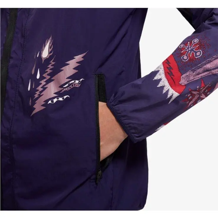 Nike clothing - Nike Windrunner Wild Run - Windrunner Wild Run - CJ5820-521 - Purple (UPC: 193655286452) 2