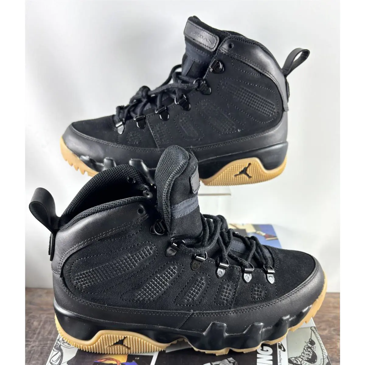 Nike shoes - Air Jordan 9 Retro Boot - AR4491-025 - Black (UPC: 887230157977) 0