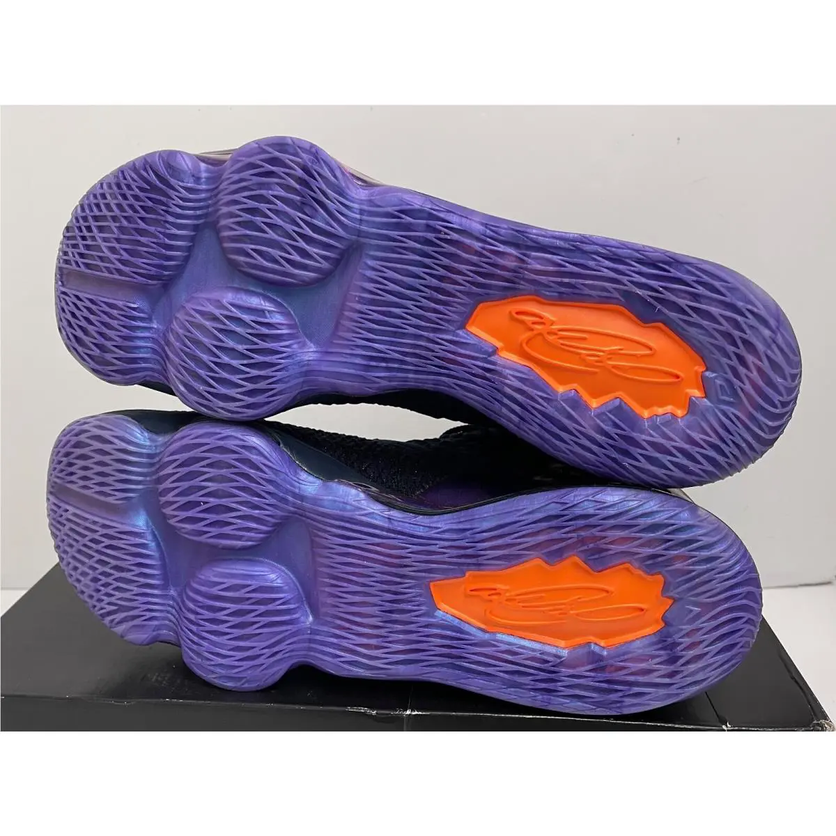 Nike shoes - Nike LeBron 17 Monstarscd - LeBron Monstarscd - CD5050 400 - NAVY HEATHER/MULTI-COLOR-BLACK (UPC: 193655923678) 6