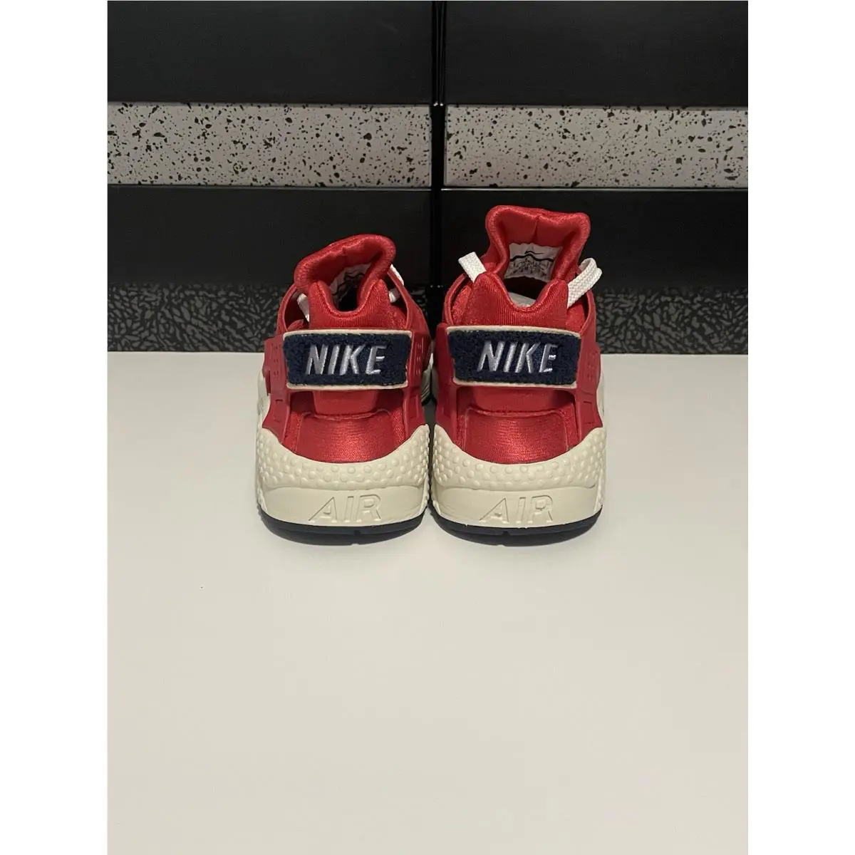 Nike shoes - Nike Air Huarache Run PRM - 704830-602 - University Red/Sail (UPC: 0884751975455) 2