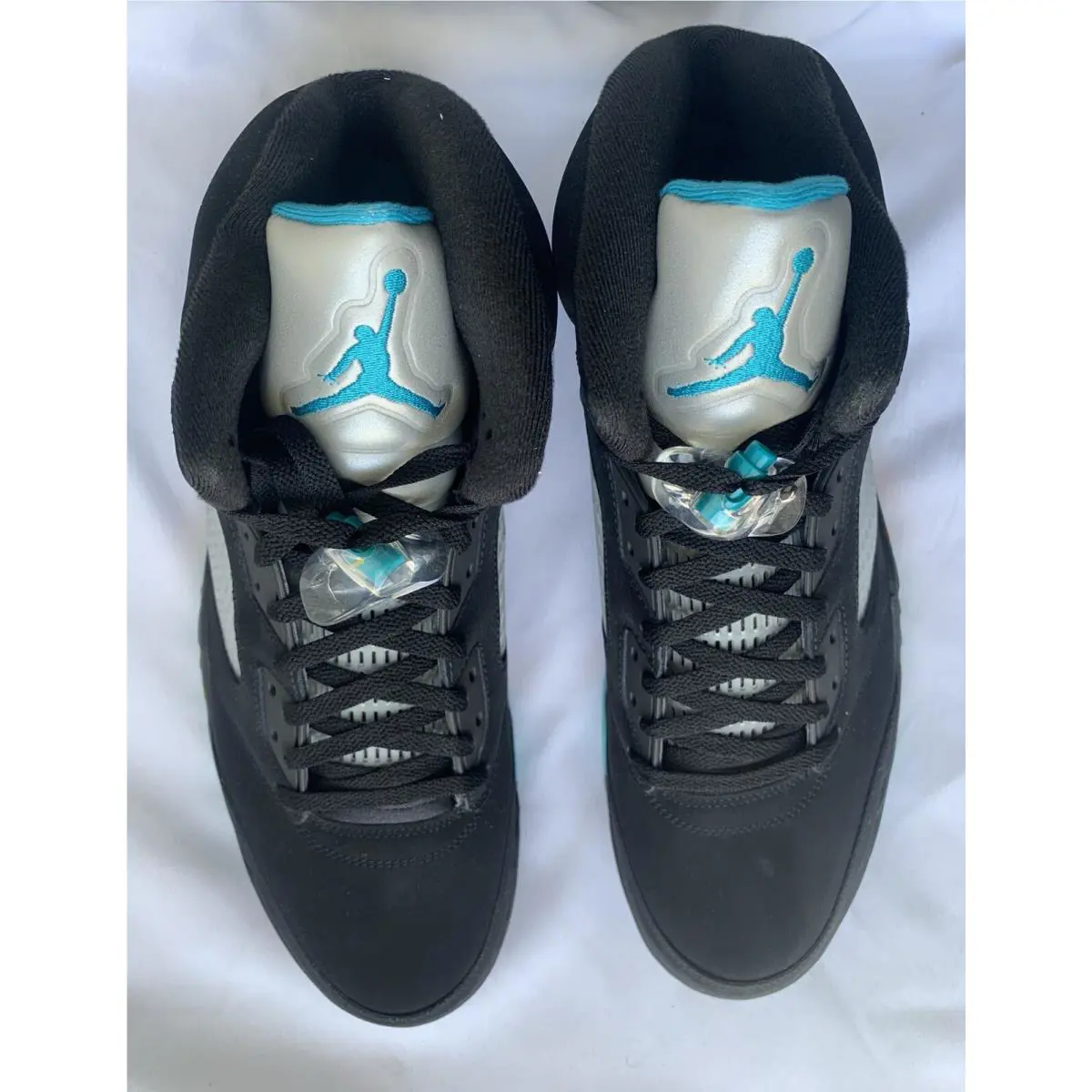 Nike shoes - Air Jordan 5 Retro - Air Retro - Dd0587 047 - Black/Aquatine-Taxi, Manufacturer: CZ0203-700 (UPC: 0196154473989) 2