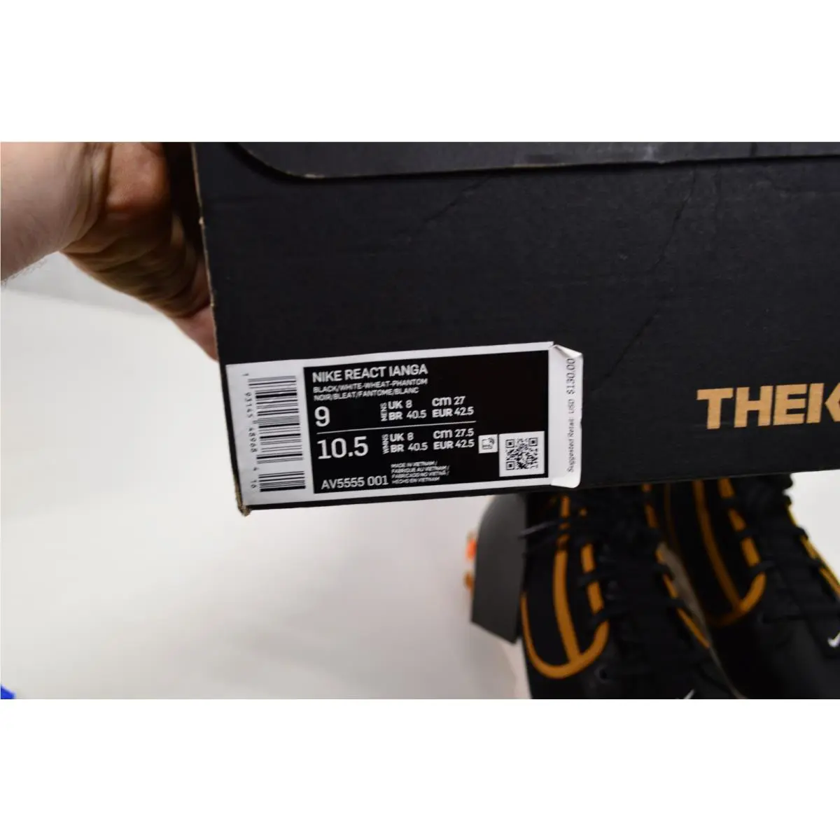 Nike shoes - Nike React Ianga - React Ianga - AV5555-001 - Black 6